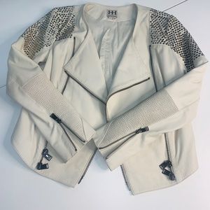 Haute Hippie Studded Upper Arms Moro Jacket